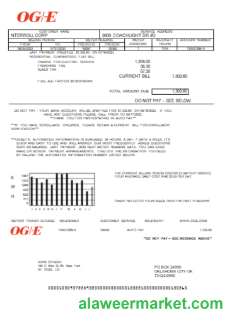 Oklahoma OGE Energy utility business bill SCR